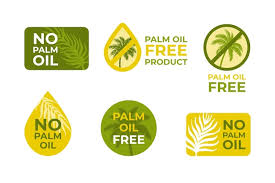 Palm oil sign collection | Free Vector